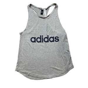 adidas women’s gray Racerback tank sz M